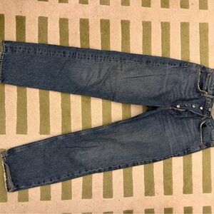 Agolde Women’s Straight Blue Jeans